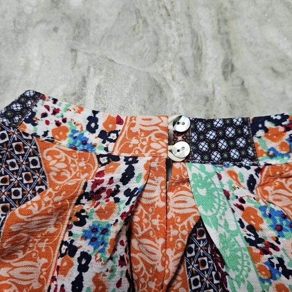 Umgee USA Boho Multicolor Patchwork Sleeveless Tunic Dress Size S - Picture 8 of 12